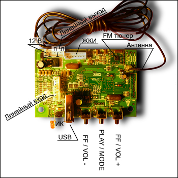 MP3503DFI - : FM , USB MP3 / WMA (), ,  