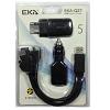 EKA-Q27. Универсальное гибридное USB зарядное устройство (ЗУ) для мобильных телефонов и других гаджетов (DC 5 В ; 2100 мА)