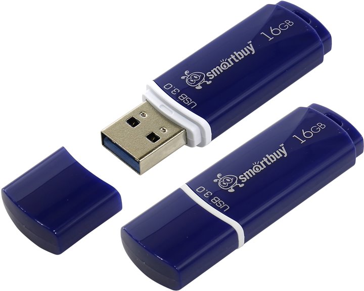 USB  16GB SMARTBUY Crown Blue USB3.0