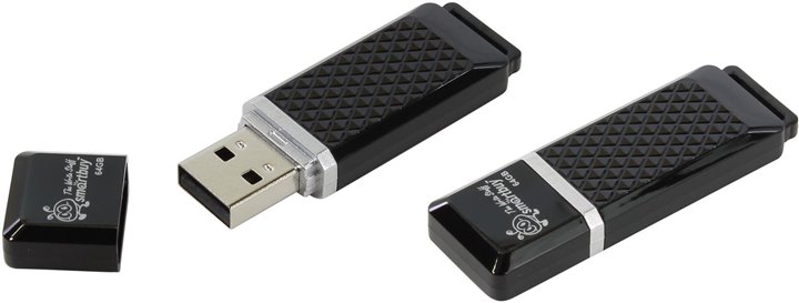 USB  64GB SMARTBUY Quartz series Black