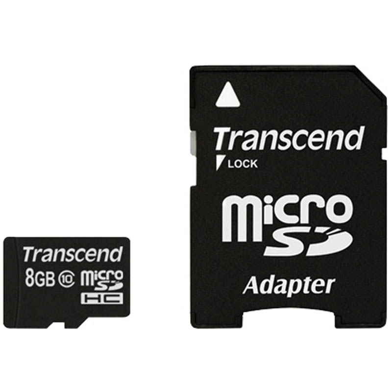   micro SDHC 8GB class10 TRANSCEND ( SD)