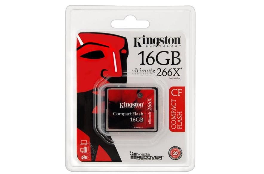   Compact Flash 16GB 266x KINGSTON
