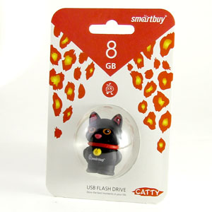 USB  8GB SMARTBUY Wild series Catty Black
