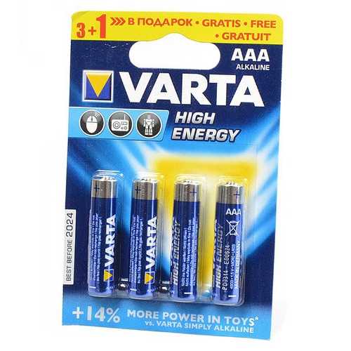 VARTA HIGH ENERGY 4903 LR3 3+1 BL-4 40/200