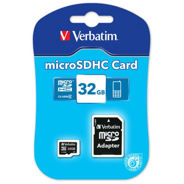   micro SDHC 32GB class10 VERBATIM  SD
