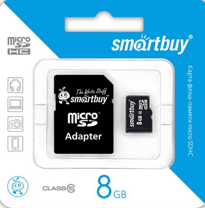   micro SDHC 8GB class10 SMART BUY