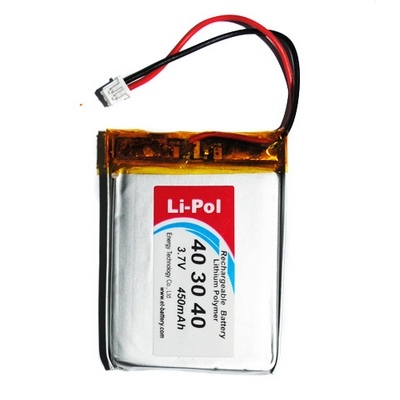 LP403040-PCM Li-POL 3,7V 450mAh   