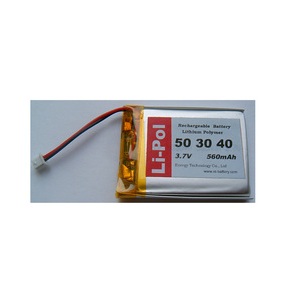 LP503040-PCM Li-POL 3,7V 560mAh   