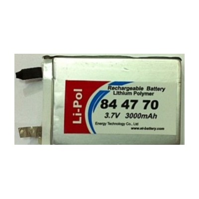 LP844770 Li-POL, 3,7 V, 3000 mA