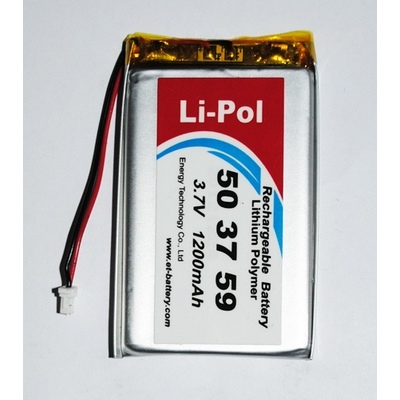 LP503759-PCM Li-POL 3,7V 1200mAh,   
