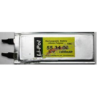 LP553496T40 Li-POL, 3,7 V, 2000mAh, Low Temperature