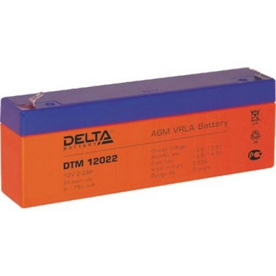  DELTA DTM12022 12V 2.2Ah, 178x35x67mm