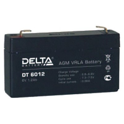  DELTA DT6012 6V 1.2Ah, 97x24x58mm