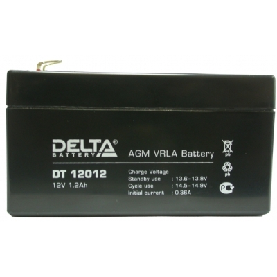  DELTA DT12012 12V 1.2Ah, 97x43x58mm