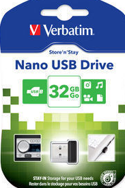 USB  32GB VERBATIM Store N Stay NANO