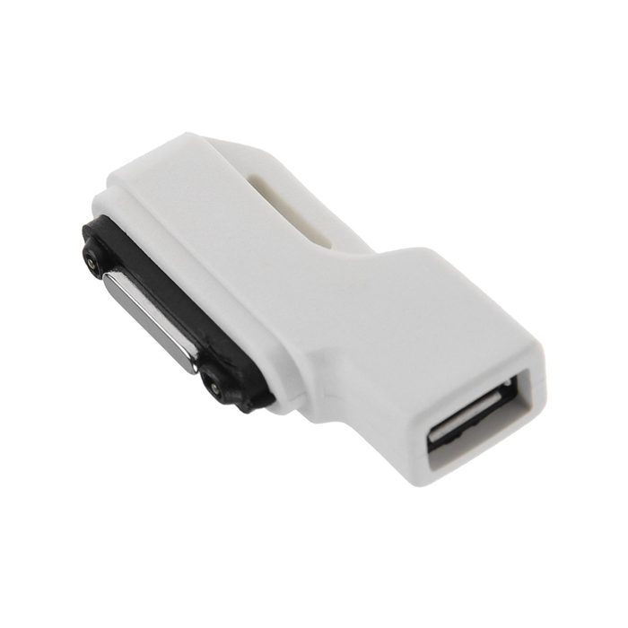  microUSB (F) -> Magnetic Connector SONY Xperia Z (White)