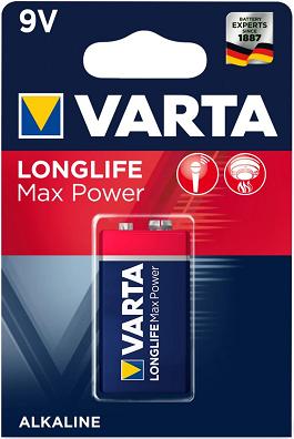  VARTA LONGLIFE Max Power 4722 6LR61 BL-1