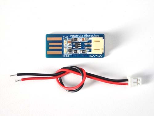   Micro Lipo - USB LiIon/LiPoly charger - v1