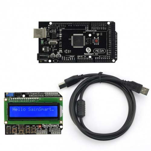   Arduino Mega2560 R3+1602 LCD Keypad Shield Kit for ATMEGA 8U2 AVR