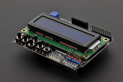  RC032.  LCD 1602 Shield For Arduino +  6 