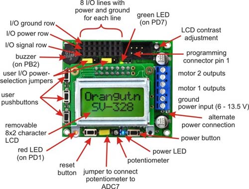 Контроллеры Orangutan SV-328 Robot Controller Контроллеры Orangutan SV-328 Robot Controller