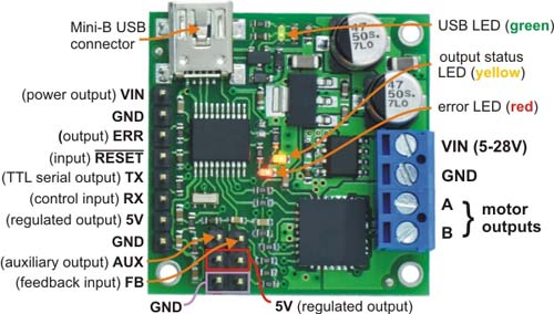    Jrk 21v3 USB Motor Controller