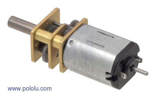   50:1 Micro Metal Gearmotor Extended