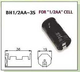   BAT/HOLD.1/2AAx1 BH-#3S