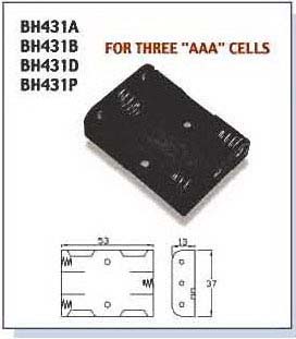   BAT/HOLD.AAAx3 BH-431A