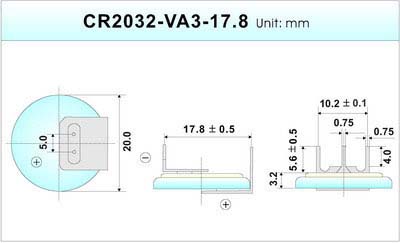       CR2032-VAY3-17.8
