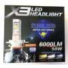    LED :  H4 9-36V L-25W H-25W 6000lm ZESchip ip67 