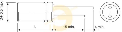 ECAP 4.7/50V 0407 105C SS