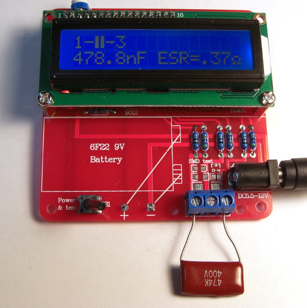 NM8014 DIY-лаборатория: Тестер электронных компонентов, включая ESR конденсаторов