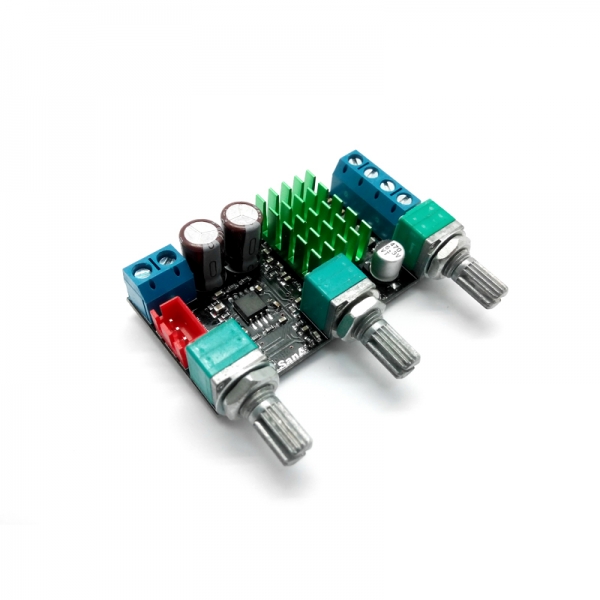 Усилитель НЧ D-класс 2 х 50 Вт с регулировкой тембра (TPA3116) MP3116mini