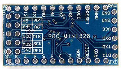  Arduino Pro Mini 328 - 5 V / 16 MHz.  RC078