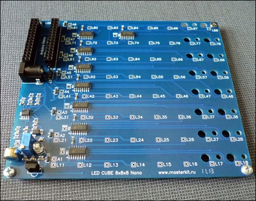 LED CUBE 8x8x8 Nano -      888.  Arduino Nano.