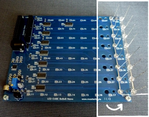 LED CUBE 8x8x8 Nano -      888.  Arduino Nano.