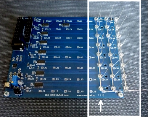 LED CUBE 8x8x8 Nano -      888.  Arduino Nano.