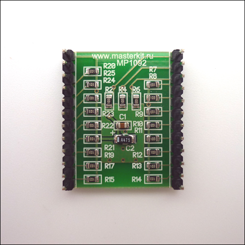 MP1092 - Модуль-расширение для Arduino: плата расширения вводов/выводов (16 разрядов) и светодиодный диммер.