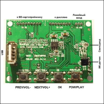 MP1181DI - Многофункциональный USB-MP3/WMA плеер