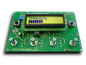 MP800A - Блок управления УМЗЧ с обычными потенциометрами MP800 «RADIO 9 2010»