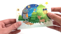 РобоОткрытка «Робот-лыжник»