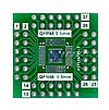 Двусторонняя плата адаптер переходник для микросхем в корпусах QFN44 и QFP44, QFN48 и QFP48
