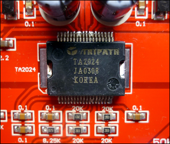 NT1291 - Набор для сборки цифрового усилителя T-класса (Tripath), 2 x 15 Вт.