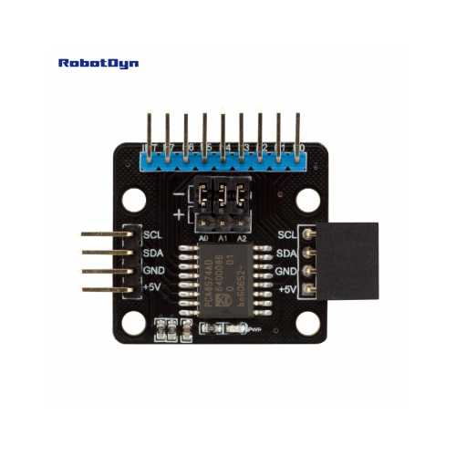 RobotDyn    I2C 8-bit I/O expander, PCA8574AD