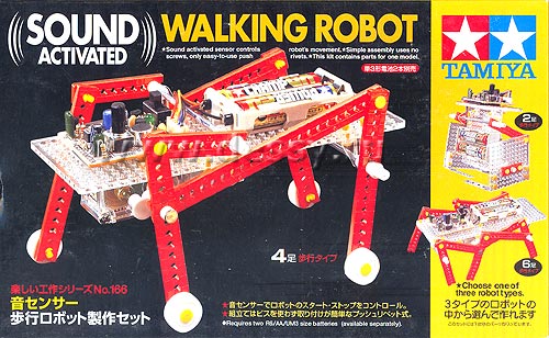     Tamiya 70166 Sound Activated Walking Robot Kit -   -    .