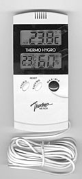 TM-977H комнатно-уличный MAX/MIN термометр с влажностью