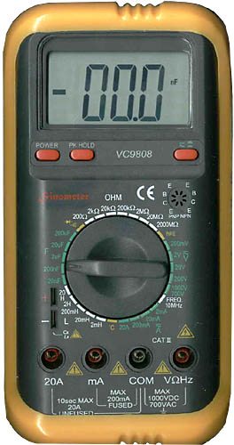 Цифровой мультиметр VC9808+