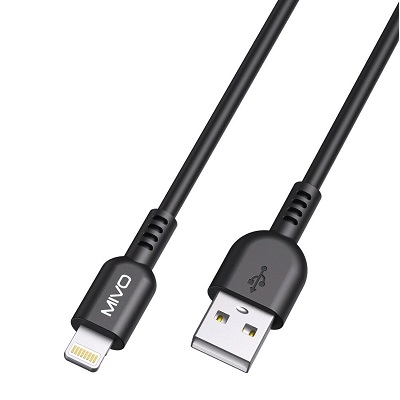 MIVO MX-47L.   USB 2.0 A // - Lightning //. 1 .