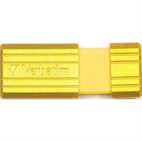 USB  16GB VERBATIM Pin Stripe Sunkissed Yellow